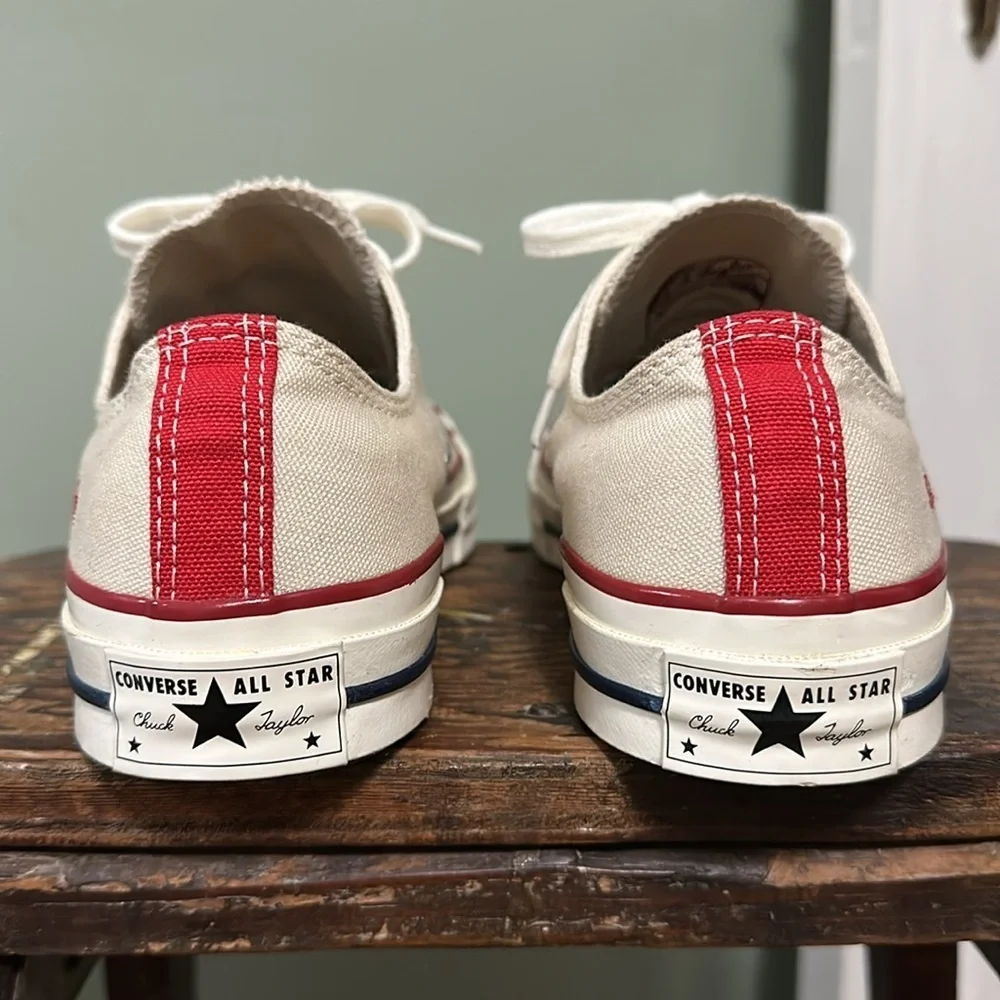 CONVERSE ALL STAR Chuck Taylor Unisex Canvas Sneakers - Parchment/Garnet/Egret